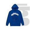 Sp5der Web Rhinestone Hoodie (Blue)