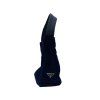 Prada Side Triangle Velour Bag (Navy)