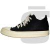 Rick Owens DRKSHDW Waxed Ramones Low (Black/White)
