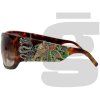 Ed Hardy EHS025 64-15 1220 Sunglasses (Brown)