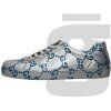 Gucci Ace Low GG Monogram Patent Leather (Silver)
