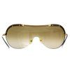 Givenchy SGV3361 Shield Sunglasses (Gold)