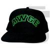 AWGE Rhinestone College Trucker Cap (Black)