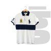 Ralph Lauren Crest Polo Shirt (White/Navy)