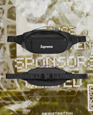 F/W23 Supreme Leather Waist Bag Size: UNI Condition: 10/10 Price: 149€ •Buy online at www.flace.sk (Link in Bio)