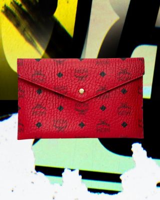 MCM Monogram Leather Pouch Size: 22x14cm Condition: 10/10 Price: 99€ (Under Retail!) •Buy online at www.flace.sk (Link in...