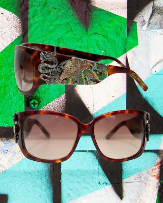 Ed Hardy EHS025 Sunglasses Size: UNI Condition: 5/10 Price: 125€ •Buy online at www.flace.sk (Link in Bio)