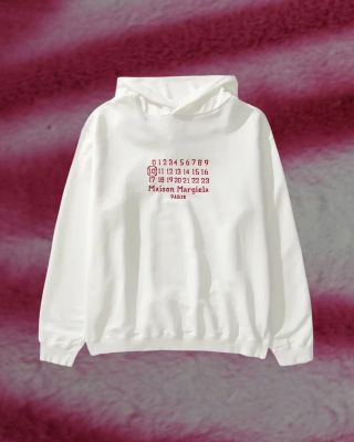 Maison Margiela Embroidered Numbers Hoodie Size: 2XL Condition: 9/10 Price: 349€ (Under Retail!) •Buy online at...