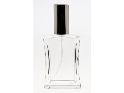 Flakón Block 50 ml rozprašovač kovový stříbrný