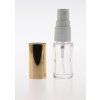 Flakon Simple 10 ml rozprasovac plastovy zlaty 1