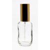 Flakon Oval 30 ml rozprasovac kovovy zlaty