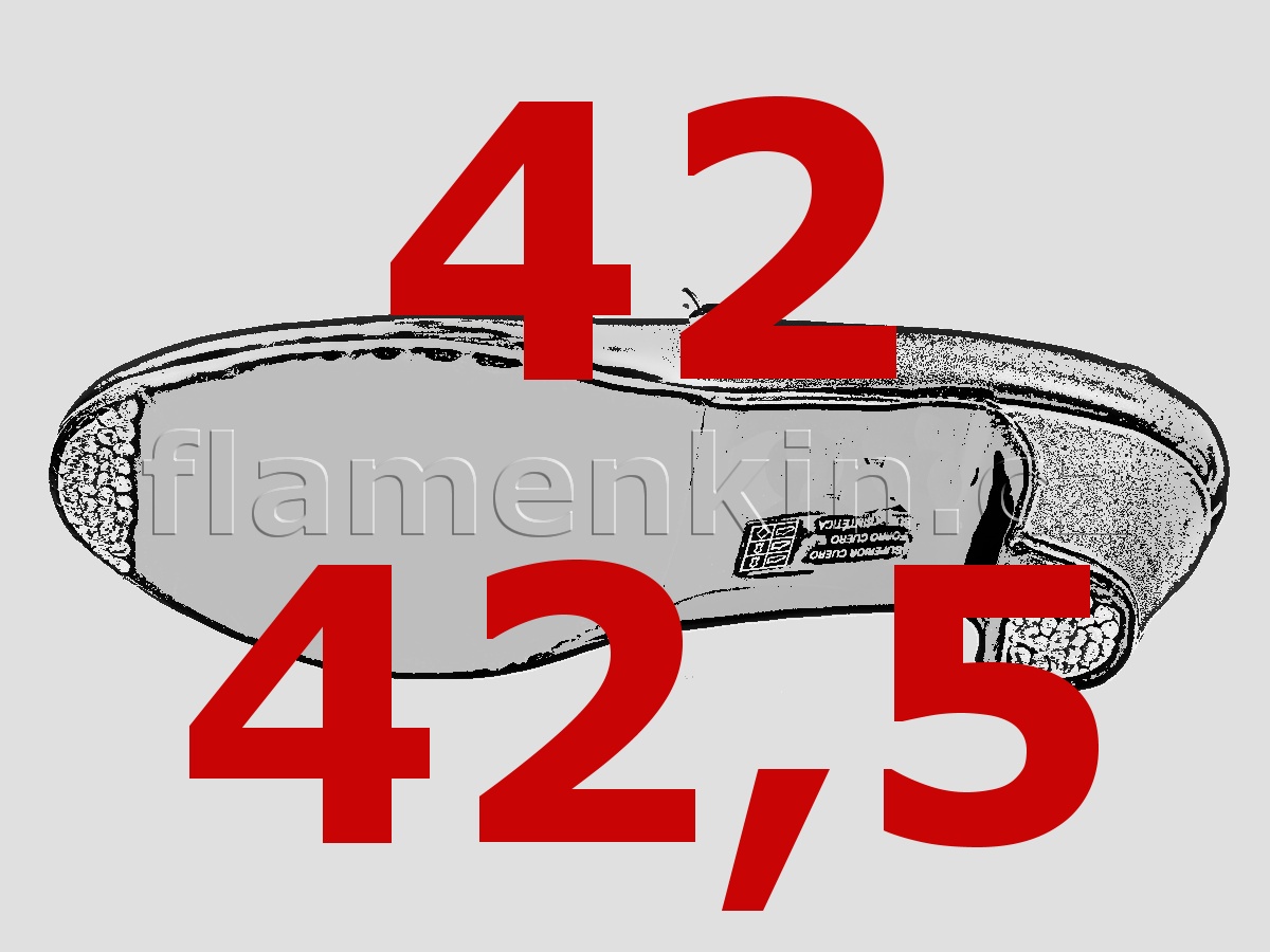 Profesionální boty na flamenco skladem vel. 42+42,5