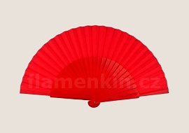 Middle-sized One Color Hand Fans (27 cm)