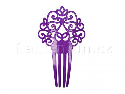 Peineta - Decorative Plastic Hair Comb 14 x 9 cm
