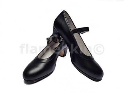 Black BALL PILMAR Flamenco Shoes 1522 leather size 41,5