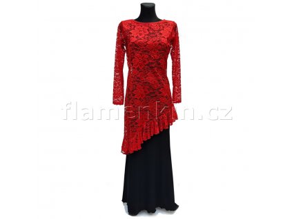 Tunika krajka cervena front 900 900