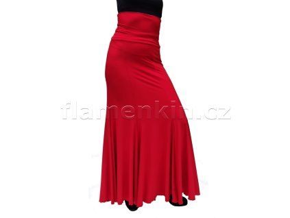 Široká sukně IRIS červená