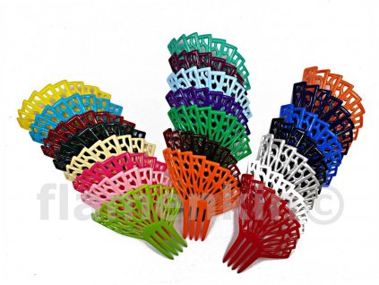 Peineta - Decorative Plastic Hair Comb 10 x 12 cm