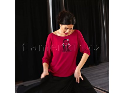 Tričko Gitana červené 2 1200