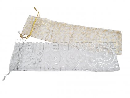 Pouzdro na vějíř organza dvě barvy