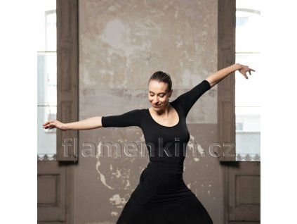 Černé triko Davedans PONTE