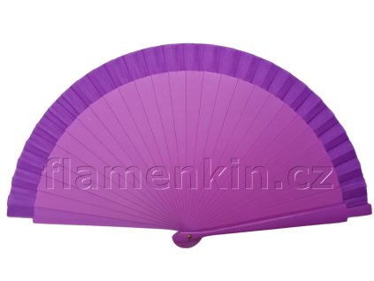Malý plastový vějíř 94066 šeříkově fialový