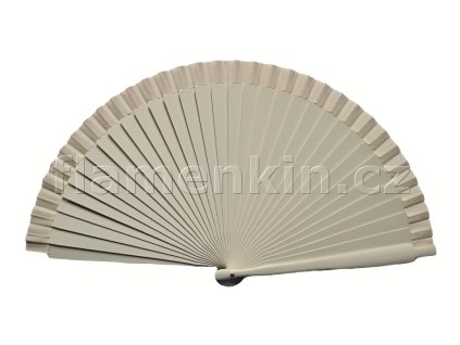 Malý vějíř MP4066 krátká látka 2cm krémová