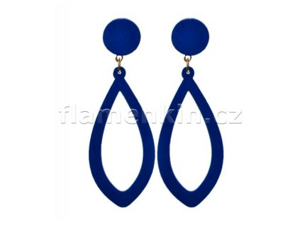 Náušnice ANF2961025 acetát modré 2