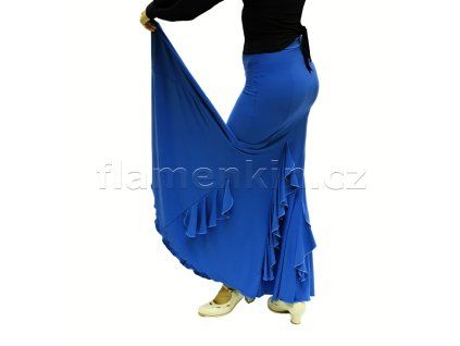 Modrá široká sukně IRIS 2