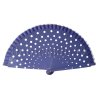 fialový vějíř bílé puntíky MP