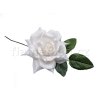 Big White Flamenco Rose Flower Ø 13 cm