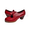Červené boty Carmela senovilla podpatek cubano