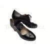 Black leather flamenco shoes BEGOÑA CERVERA CORDONERA BASIC size 38