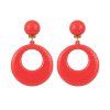 Flamenco Clip Earrings Ø 4 cm - different colors