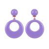Flamenco Clip Earrings Ø 4 cm - different colors