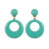 Flamenco Clip Earrings Ø 4 cm - different colors