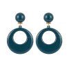 Flamenco Clip Earrings Ø 4 cm - different colors