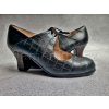Boty ARTY kombinace černá kůže a coco 2