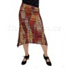 Short colourful flamenco skirt with tips on the sides ZB