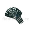 Peineta - ozdobný hřeben do vlasů z plastu 10 x 12 cm