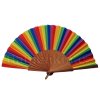 Vějíř MP2000 duhový jednostranný nelakovaný