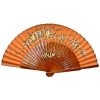 Medium sized one-sided decorated hand fan