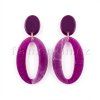 Fuxia náušnice MOV 3021 FUX