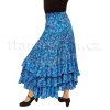 Modrá pevná sukně s volány 1200 1200
