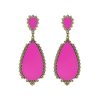 Náušnice ANM 562159 růžové tmavší fuxia
