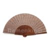 Unvarnished pearwood fan with print MP4602 - more colours
