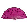Malý fuxia vějíř s černými puntíky 23 cm
