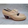 Béžové boty Senovilla model Carmela 2