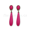 Long Tear-shaped Flamenco Earrings - more colours