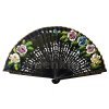 Malovaný vějíř 4632 černý